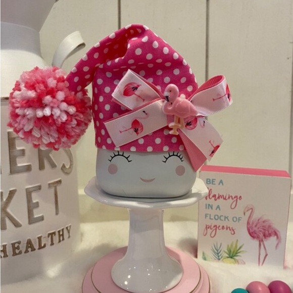 🦩Flamingo Marshmallow Mug Hat, Tier Tray Decor, Rae Dunn inspired - Picture 2 of 4